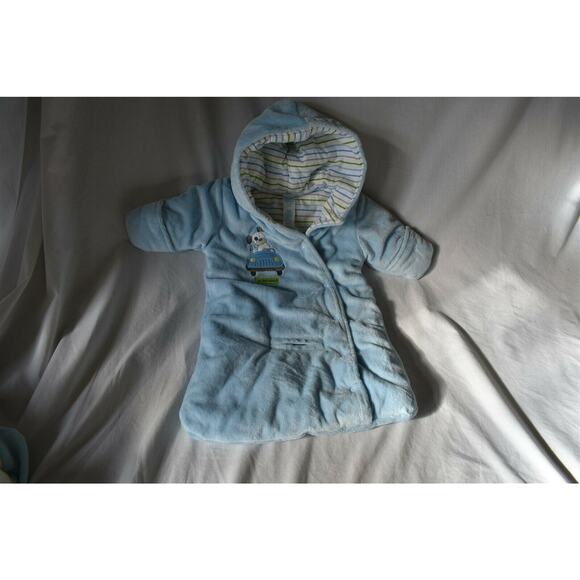 Carter's Child of Mine 0-3 mt blue Pram coat - Picture 4 of 4